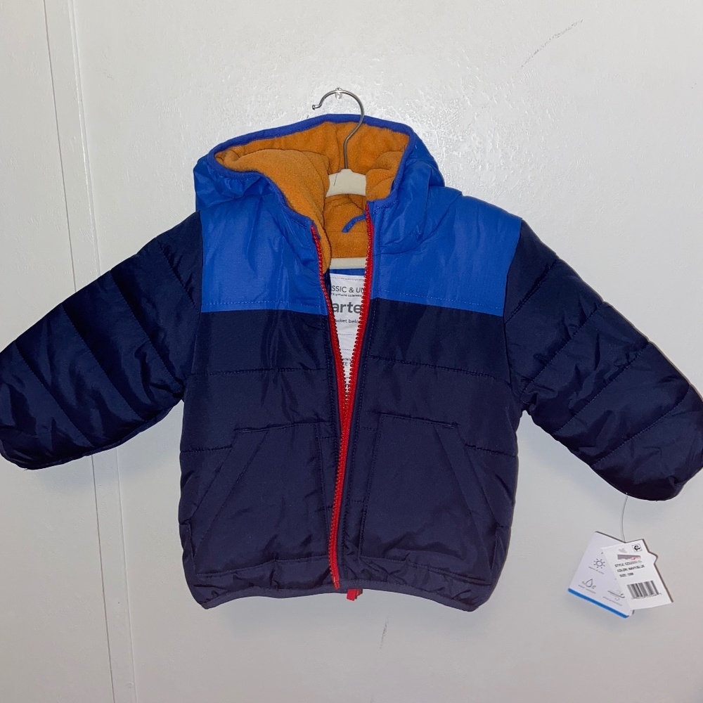 NWT Carters Puffer Jacket 12M